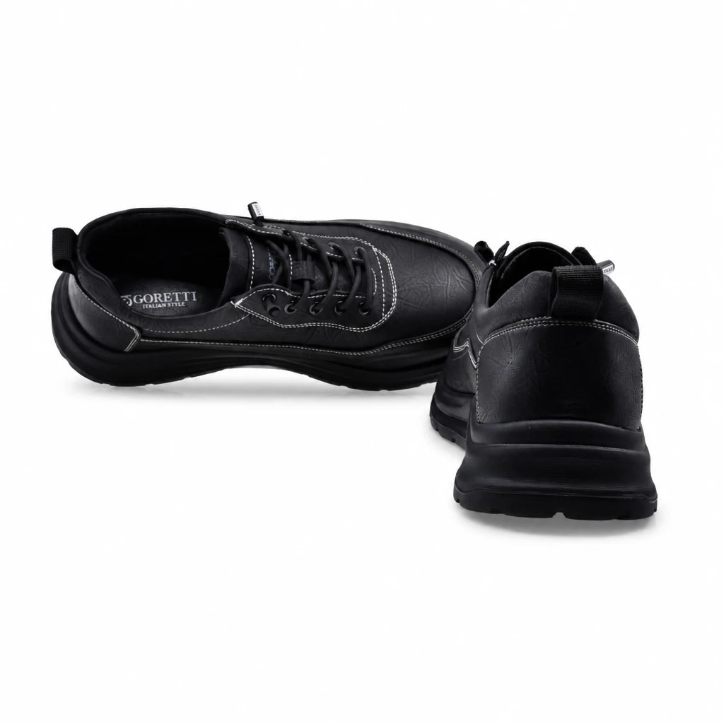 Pantofi barbati casual Goretti piele naturala B111-LD7335 negri