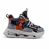 Pantofi dama sport Anna Viotti piele intoarsa D106-D106 dark grey