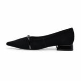 Pantofi dama eleganti Anna Viotti piele intoarsa D106-F12637-C9387 negri