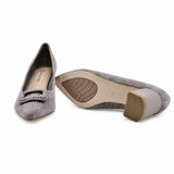 Pantofi dama eleganti Anna Viotti piele intoarsa D106-F12659-T5898-1 gri