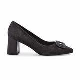 Pantofi dama eleganti Anna Viotti piele intoarsa D106-F12659-T5898-2 maro