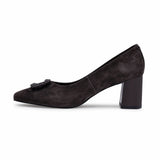Pantofi dama eleganti Anna Viotti piele intoarsa D106-F12659-T5898-2 maro