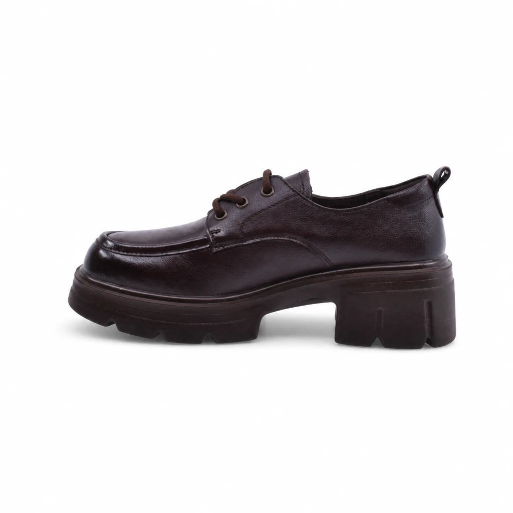 Pantofi dama casual Anna Viotti piele naturala D111-5H13116-6 maro