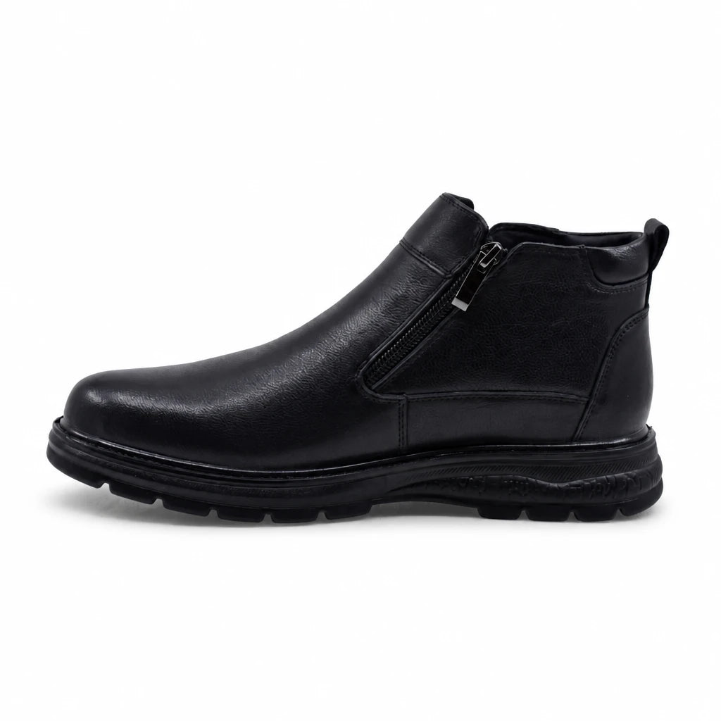 Ghete barbati casual Goretti piele naturala B111-7704 negre
