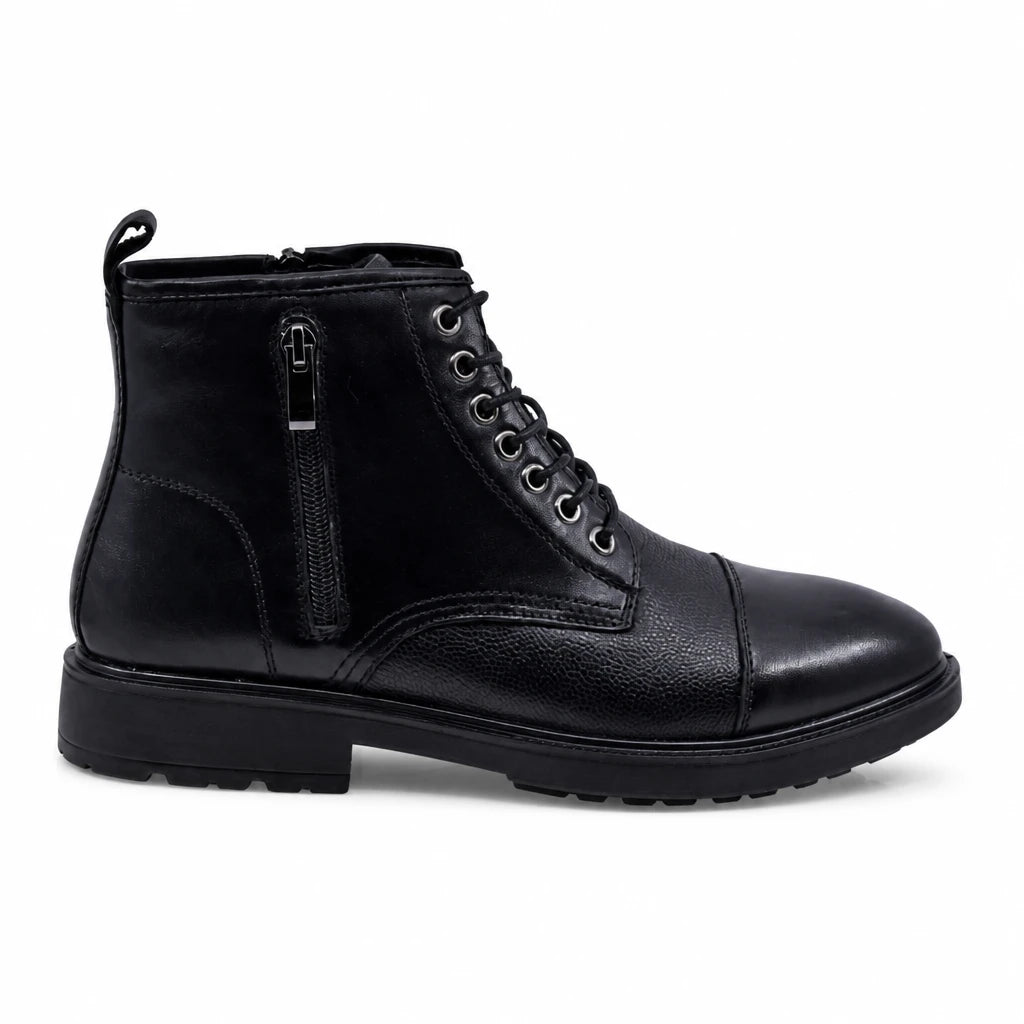Ghete barbati casual Goretti piele naturala B111-F252901 negre