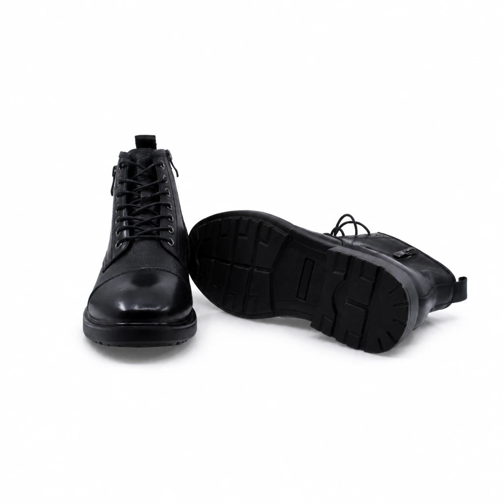 Ghete barbati casual Goretti piele naturala B111-F252901 negre
