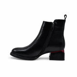 Ghete Dama Elegante Anna Viotti Piele Naturala D105-4157R-NT01-820-350 negre