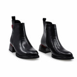 Ghete Dama Elegante Anna Viotti Piele Naturala D105-4157R-NT01-820-350 negre