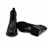 Ghete Dama Elegante Anna Viotti Piele Naturala D105-4157R-NT01-820-350 negre