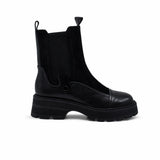 Ghete Dama Casual Anna Viotti Piele Intoarsa D105-6010R-LV1172-NT-01-TL-03 negre