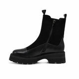 Ghete Dama Casual Anna Viotti Piele Intoarsa D105-6010R-LV1172-NT-01-TL-03 negre