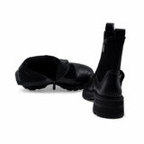 Ghete Dama Casual Anna Viotti Piele Intoarsa D105-6010R-LV1172-NT-01-TL-03 negre