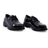 Pantofi dama casual Anna Viotti piele lacuita D111-5C05881-6 negri