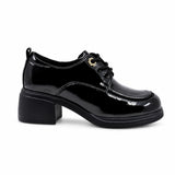 Pantofi dama casual Anna Viotti piele lacuita D111-5V88655-75 negri