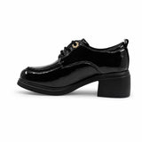 Pantofi dama casual Anna Viotti piele lacuita D111-5V88655-75 negri