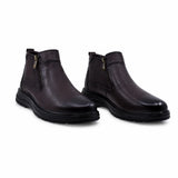Ghete barbati casual Goretti piele naturala B111-7704 maro