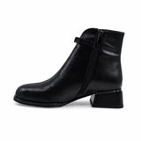 Ghete Dama Elegante Anna Viotti Piele Naturala D105-8010R-F43-NT01 negre
