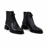 Ghete Dama Elegante Anna Viotti Piele Naturala D105-8010R-F43-NT01 negre