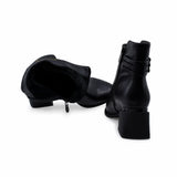Ghete Dama Elegante Anna Viotti Piele Naturala D105-8033R-F73-NT18 negre