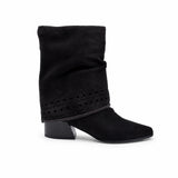 Ghete Dama Casual Anna Viotti Piele Intoarsa D105-8071R-F255-N43 maro