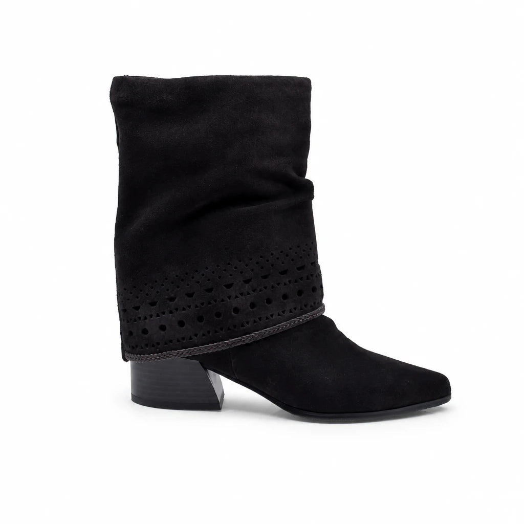Ghete Dama Casual Anna Viotti Piele Intoarsa D105-8071R-F255-N43 maro