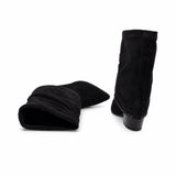Ghete Dama Casual Anna Viotti Piele Intoarsa D105-8071R-F255-N43 maro