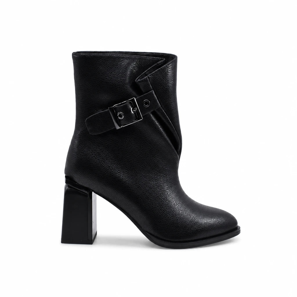 Ghete Dama Casual Anna Viotti Piele Naturala D105-BA11F-010-YT54 negre