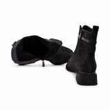 Ghete Dama Elegante Anna Viotti Piele Intoarsa D105-8010R-F25-FR641-1141-111 maro