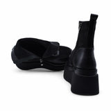 Ghete Dama Casual Anna Viotti Piele Naturala D122-A1381-L9178 negre