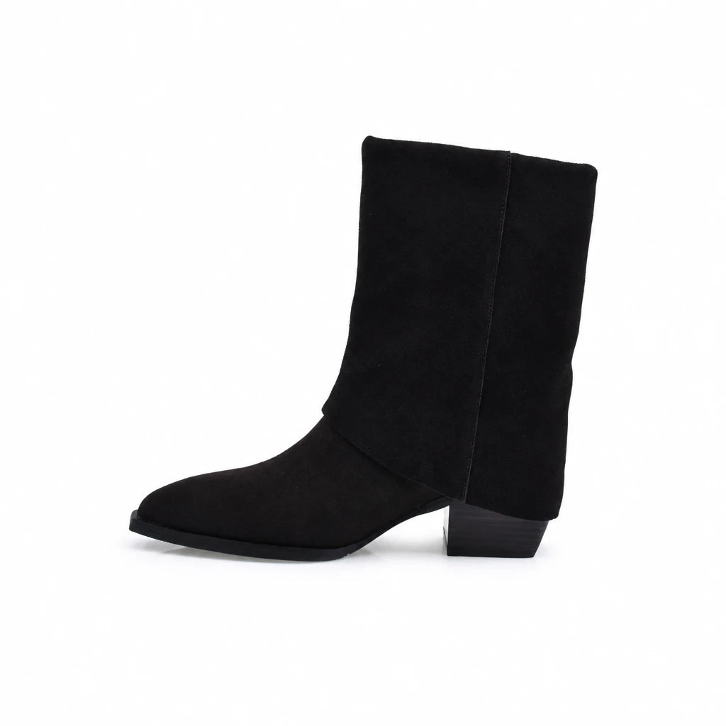 Ghete Dama Casual Anna Viotti Piele Intoarsa D105-B13R-141-N43 maro