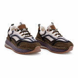 Pantofi dama sport Anna Viotti piele intoarsa D111-S2456 kaki