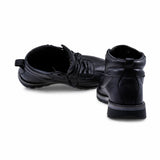 Ghete barbati casual Goretti piele naturala B36-1153 negre