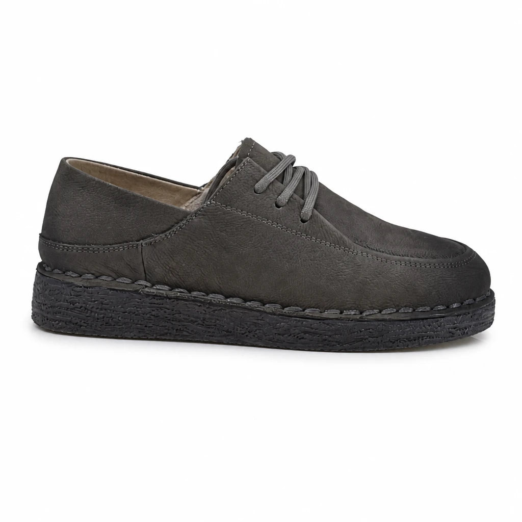 Pantofi dama casual Anna Viotti piele intoarsa D111-S5279 kaki