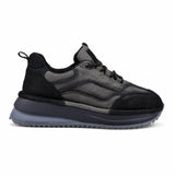 Pantofi dama sport Anna Viotti piele intoarsa D111-S2456 negri