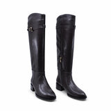 Cizme Dama Casual Anna Viotti Piele Naturala D122-TP115-735 maro