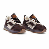 Pantofi dama sport Anna Viotti piele intoarsa D111-S2456 maro