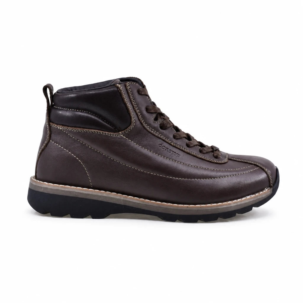 Ghete barbati casual Goretti piele naturala B36-1153 maro