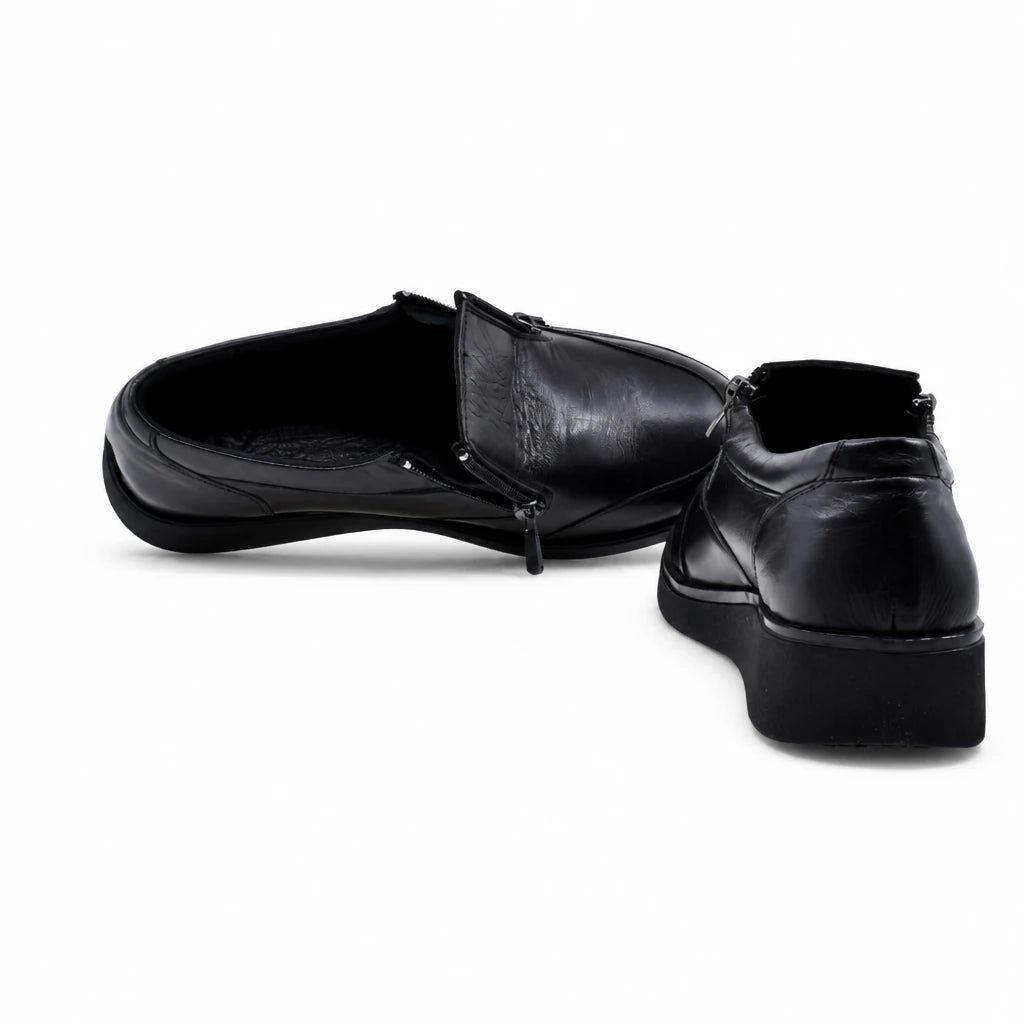 Pantofi dama casual Anna Viotti piele naturala D54-036-45 negri