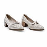 Pantofi dama casual Anna Viotti piele naturala D50-5671 bej