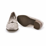 Pantofi dama casual Anna Viotti piele naturala D50-5671 bej