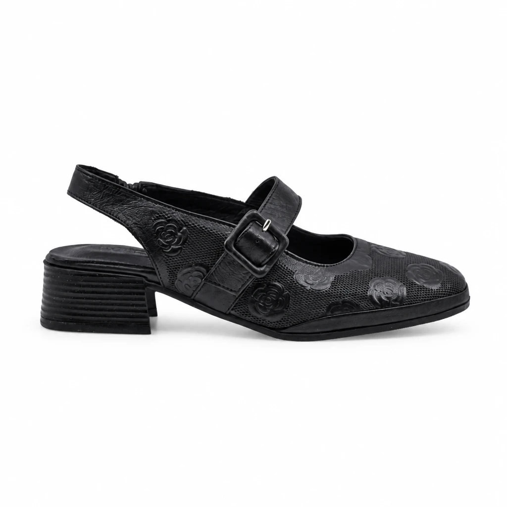 Pantofi dama casual Anna Viotti piele naturala D50-5683 negri