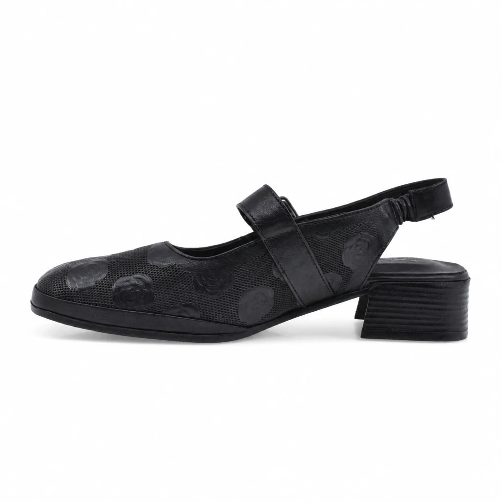 Pantofi dama casual Anna Viotti piele naturala D50-5683 negri