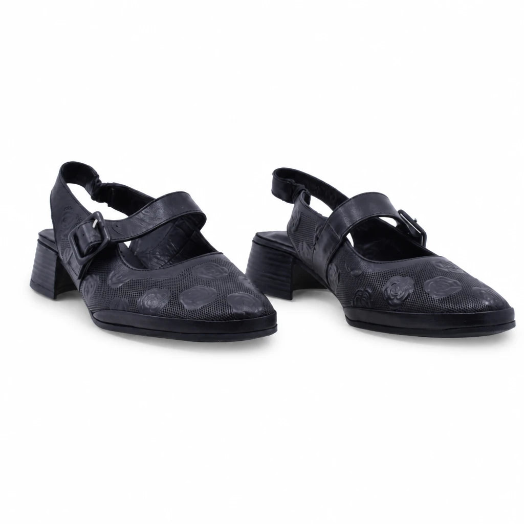 Pantofi dama casual Anna Viotti piele naturala D50-5683 negri