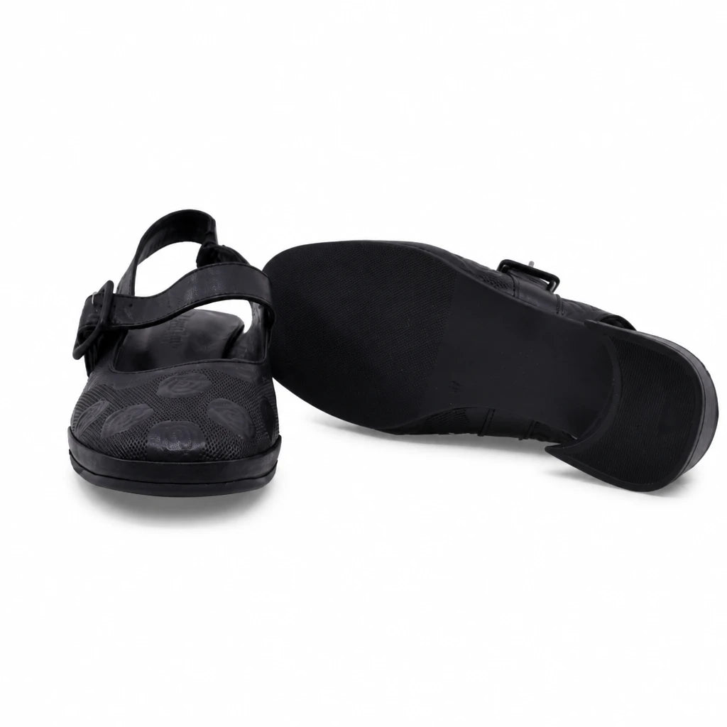 Pantofi dama casual Anna Viotti piele naturala D50-5683 negri