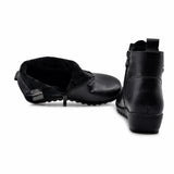 Ghete Dama Casual Anna Viotti Piele Naturala D111-3E18564-72 negre