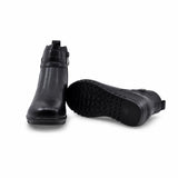 Ghete Dama Casual Anna Viotti Piele Naturala D111-3E18564-72 negre