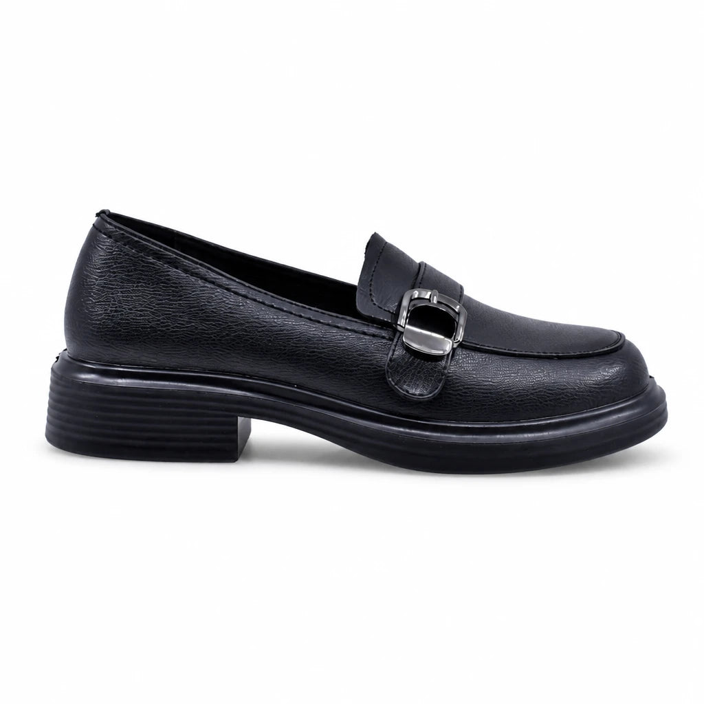 Pantofi dama casual Anna Viotti piele naturala D111-5191 negri