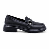 Pantofi dama casual Anna Viotti piele naturala D111-5191 negri