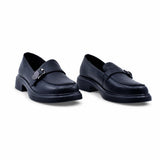 Pantofi dama casual Anna Viotti piele naturala D111-5191 negri