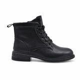 Ghete Dama Casual Anna Viotti Piele Naturala D111-B30047 negre